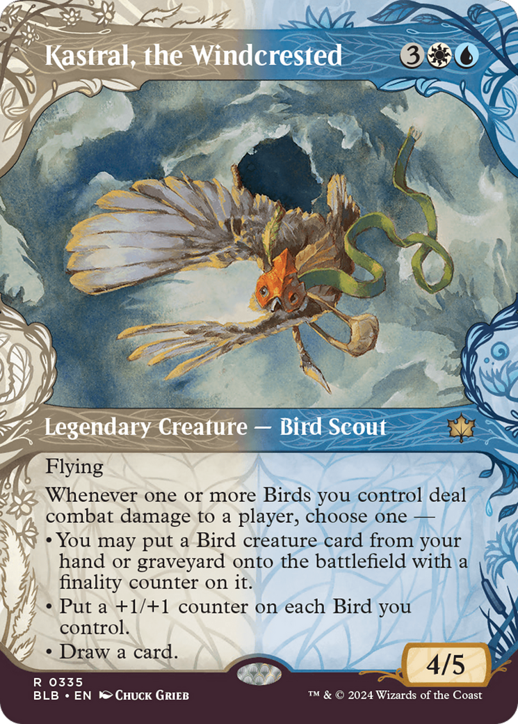 Kastral, the Windcrested (BLB-335) - Bloomburrow Foil [Rare]