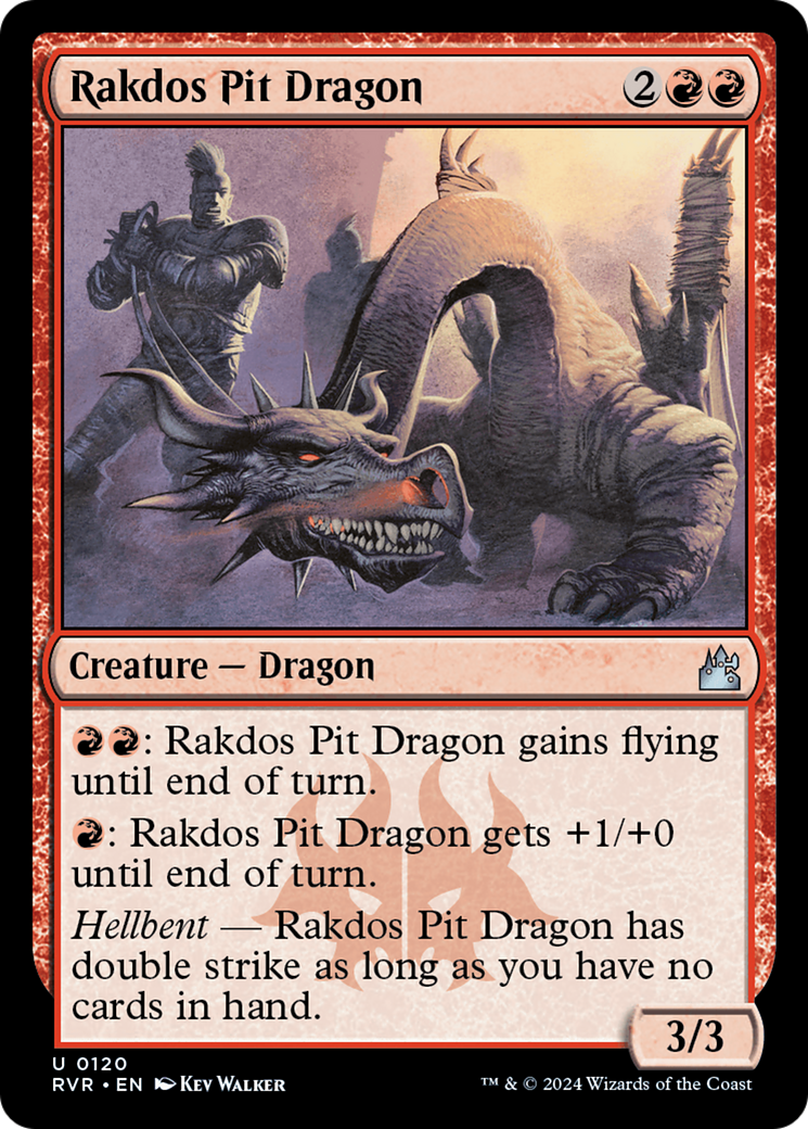 Rakdos Pit Dragon (RVR-120) - Ravnica Remastered [Uncommon]