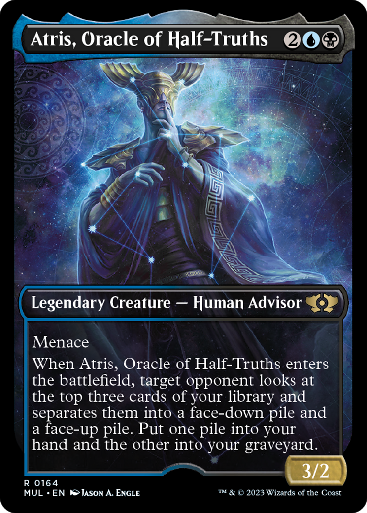 Atris, Oracle of Half-Truths (MUL-164) - Multiverse Legends: (Showcase) Foil [Rare]