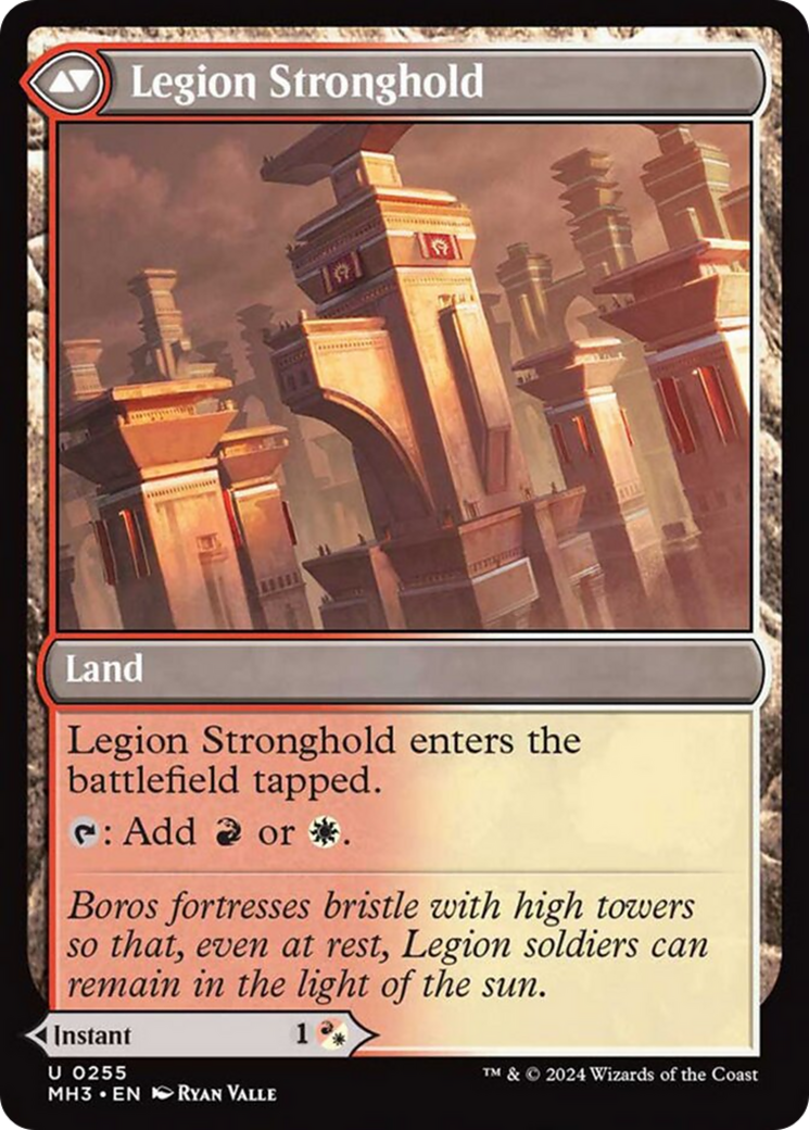 Legion Leadership // Legion Stronghold (MH3-255) - Modern Horizons 3 [Uncommon]