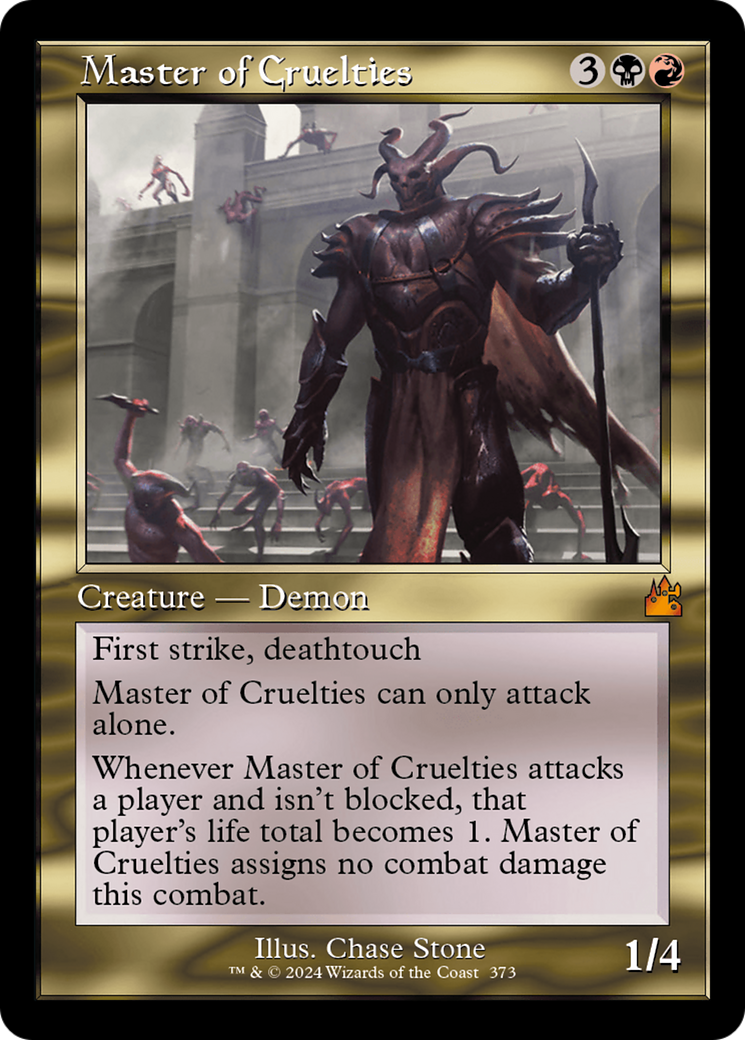 Master of Cruelties (RVR-373) - Ravnica Remastered [Mythic]