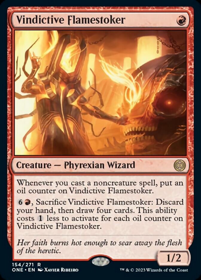 Vindictive Flamestoker (ONE-154) - Phyrexia: All Will Be One [Rare]