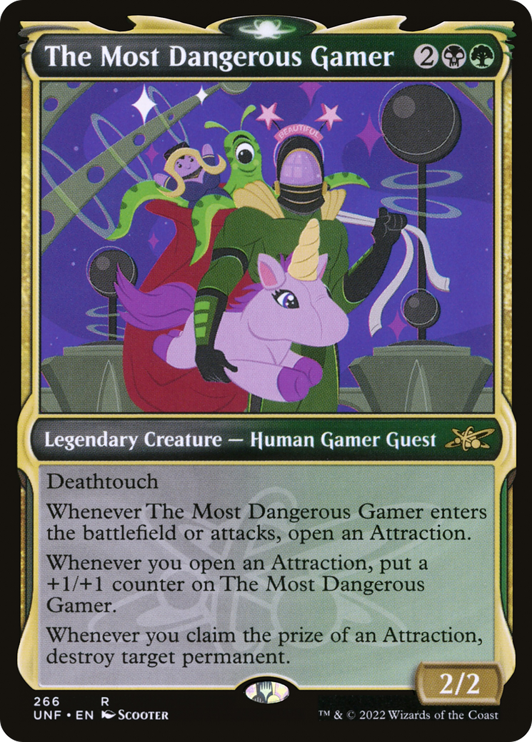 The Most Dangerous Gamer (UNF-266) - Unfinity: (Showcase) Foil [Rare]