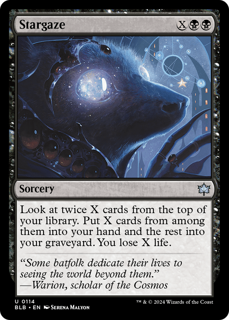 Stargaze (BLB-114) - Bloomburrow Foil [Uncommon]