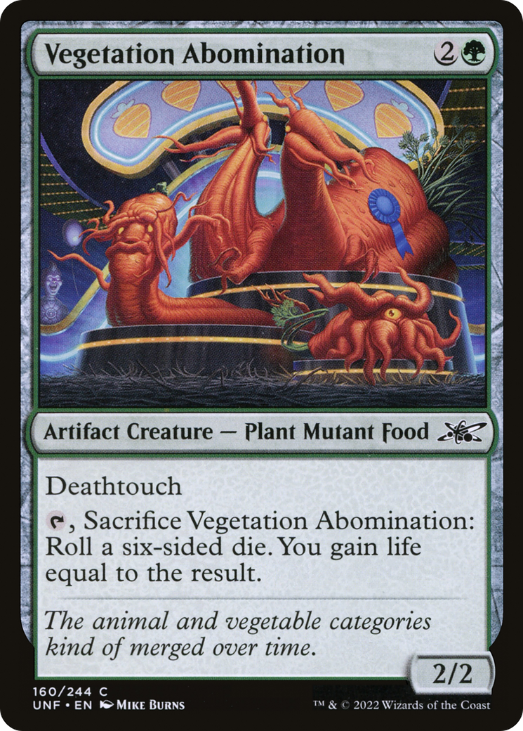 Vegetation Abomination (UNF-160) - Unfinity Foil [Common]