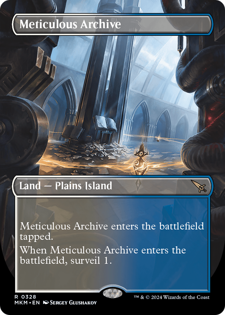 Meticulous Archive (MKM-328) - Murders at Karlov Manor (Borderless) Foil [Rare]