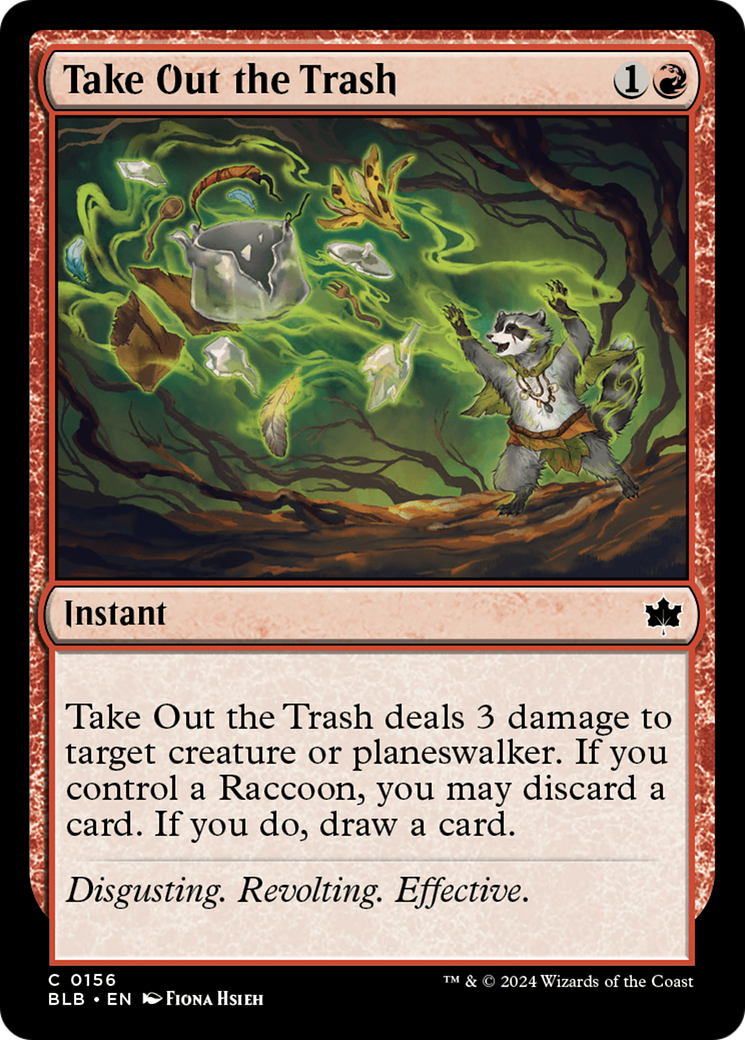 Take Out the Trash (BLB-156) - Bloomburrow Foil [Common]