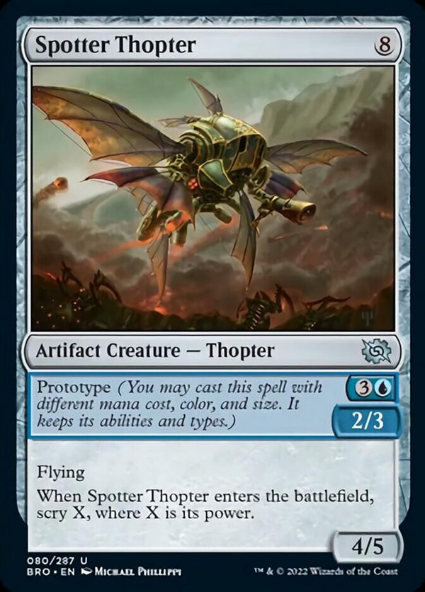 Spotter Thopter (BRO-080) - The Brothers' War [Uncommon]