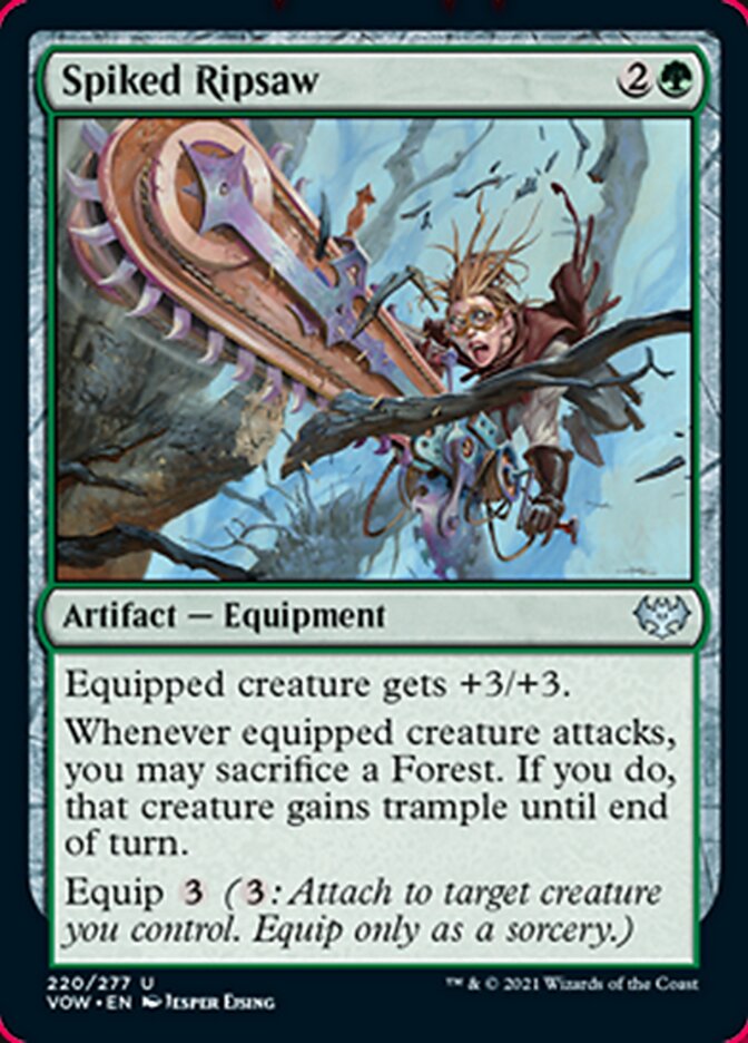 Spiked Ripsaw (VOW-220) - Innistrad: Crimson Vow [Uncommon]