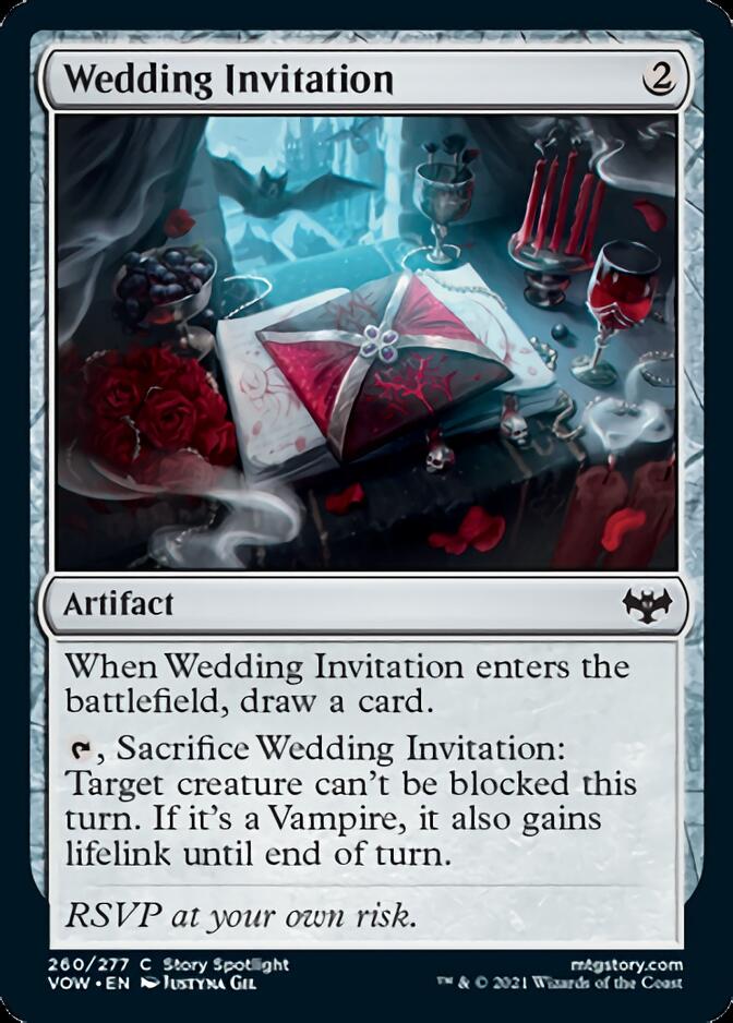 Wedding Invitation (VOW-260) - Innistrad: Crimson Vow [Common]