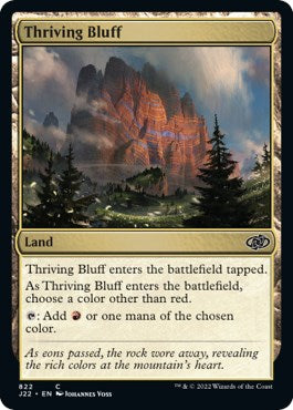 Thriving Bluff (J22-822) - Jumpstart 2022 [Common]