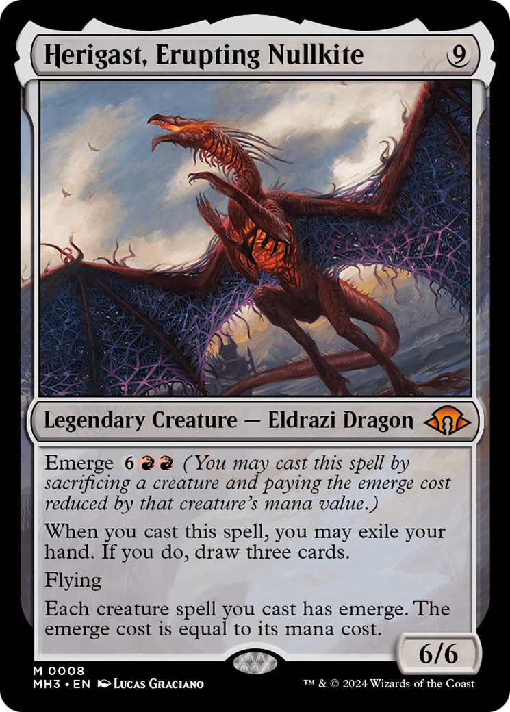 Herigast, Erupting Nullkite (MH3-008) - Modern Horizons 3 [Mythic]