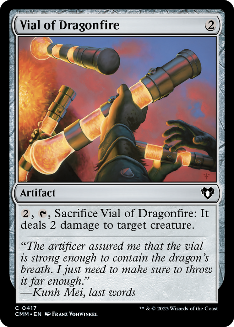 Vial of Dragonfire (CMM-417) - Commander Masters [Common]