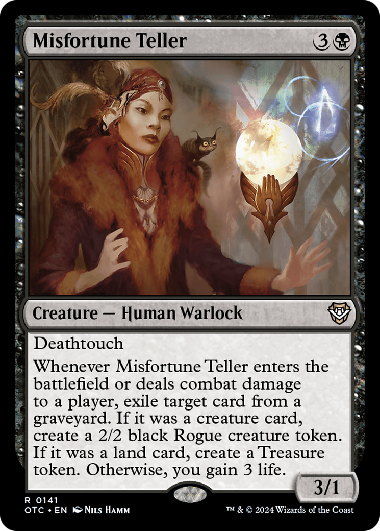 Misfortune Teller (OTC-141) - Outlaws of Thunder Junction Commander [Rare]