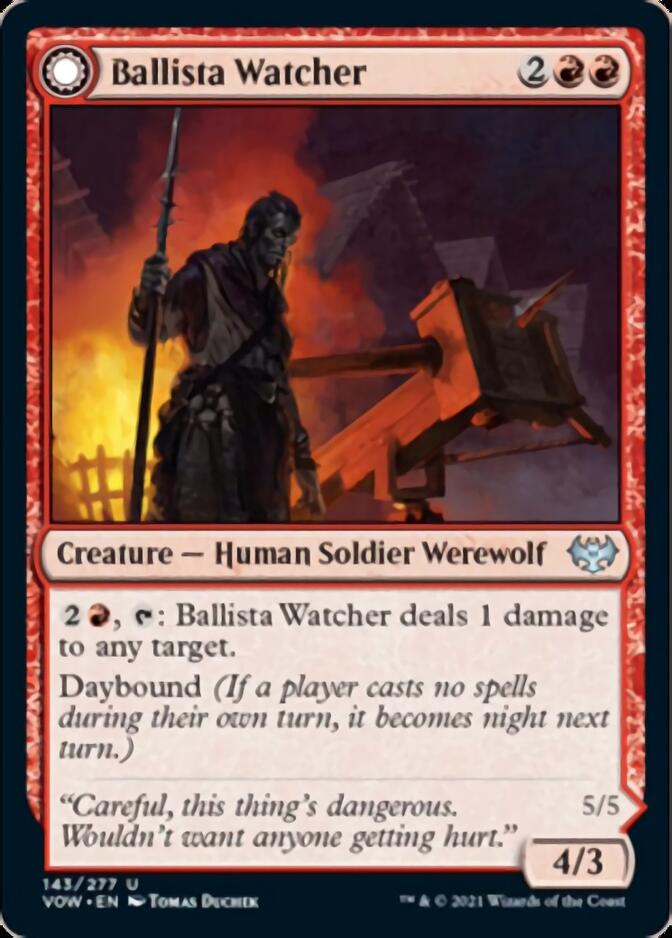 Ballista Watcher // Ballista Wielder (VOW-143) - Innistrad: Crimson Vow: (Double Faced Transform) [Uncommon]