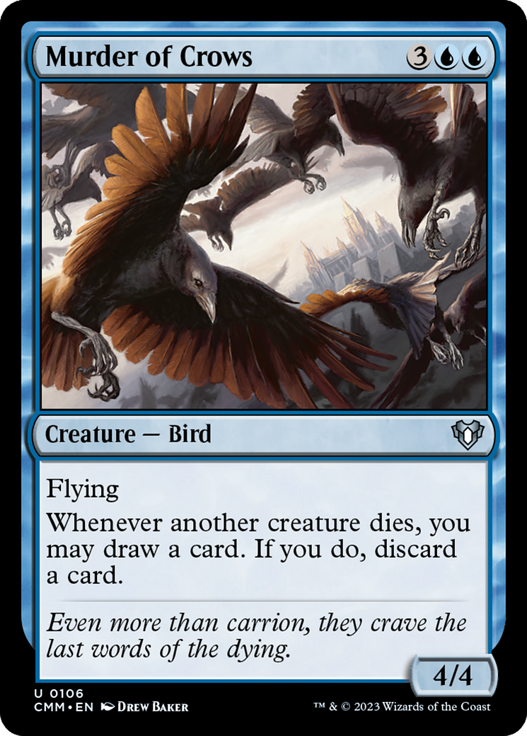 Murder of Crows (CMM-106) - Commander Masters [Uncommon]