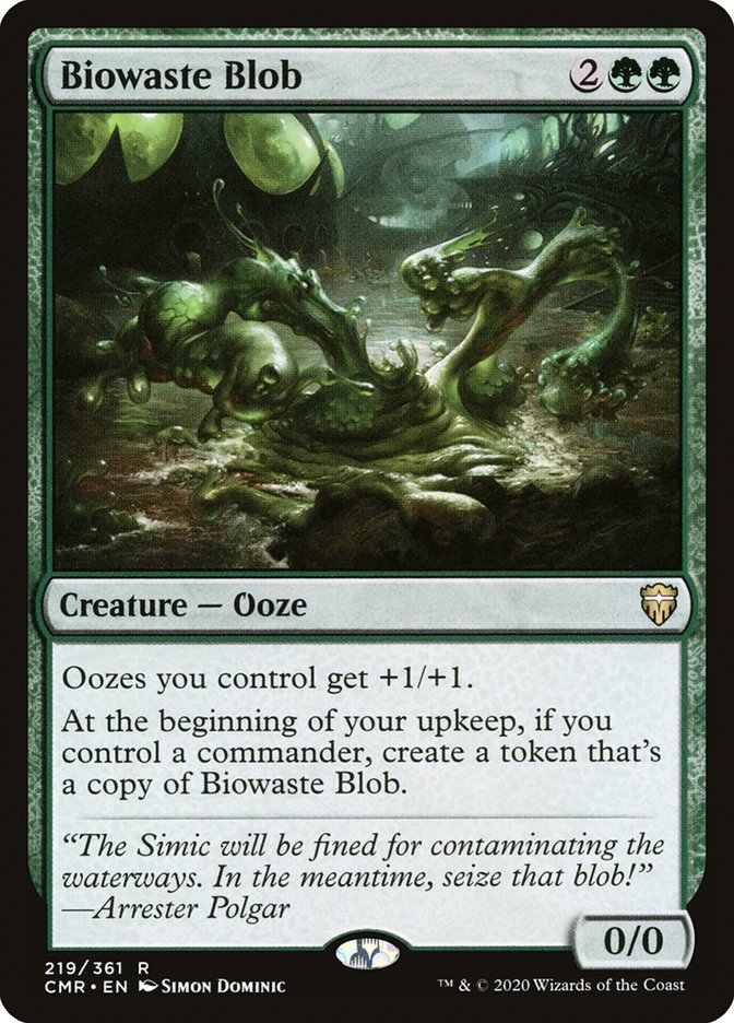 Biowaste Blob (CMR-219) - Commander Legends [Rare]