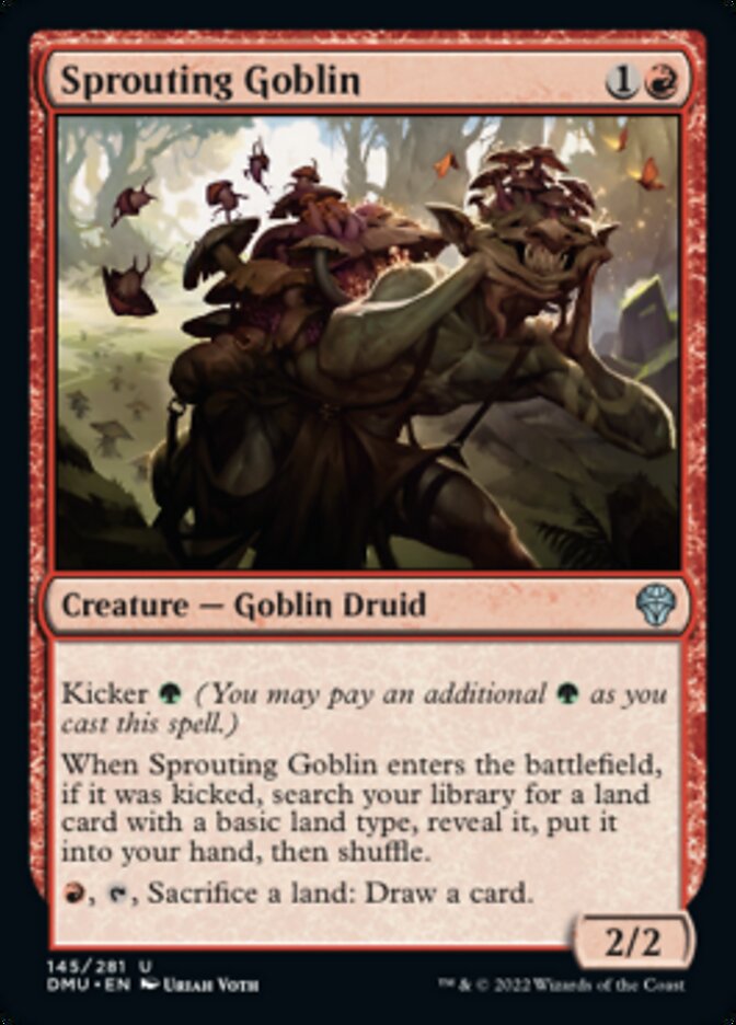 Sprouting Goblin (DMU-145) - Dominaria United [Uncommon]