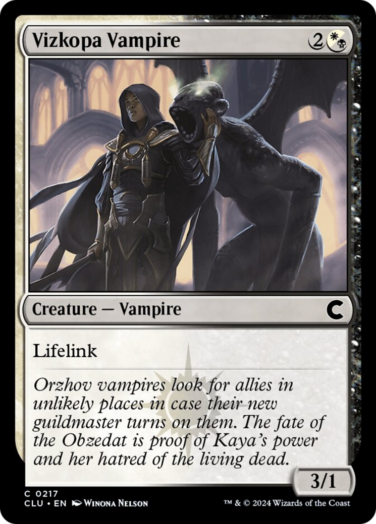 Vizkopa Vampire (CLU-217) - Ravnica: Clue Edition [Common]