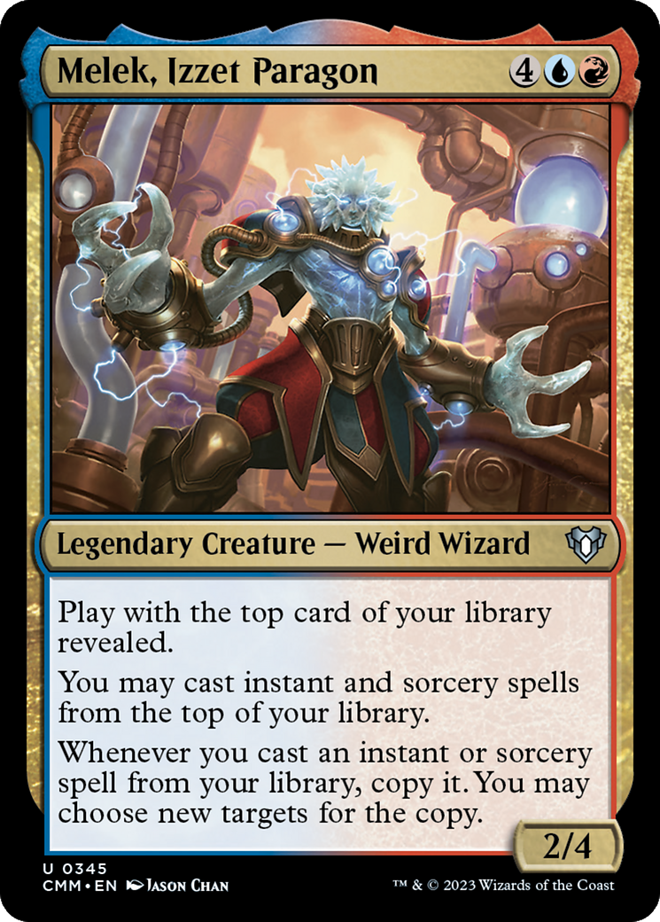 Melek, Izzet Paragon (CMM-345) - Commander Masters [Uncommon]