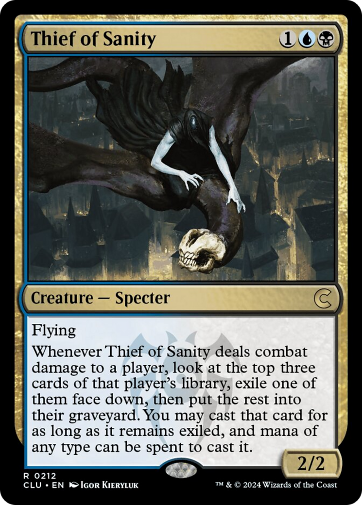 Thief of Sanity (CLU-212) - Ravnica: Clue Edition [Rare]