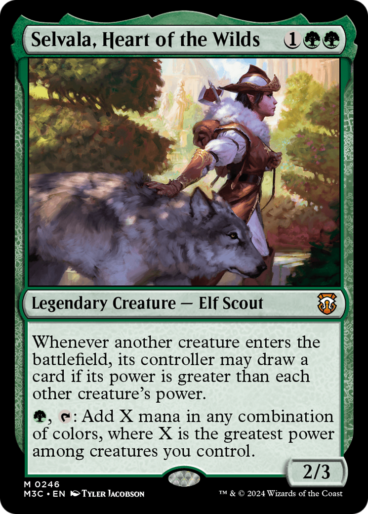 Selvala, Heart of the Wilds (M3C-246) - Modern Horizons 3 Commander Foil [Mythic]