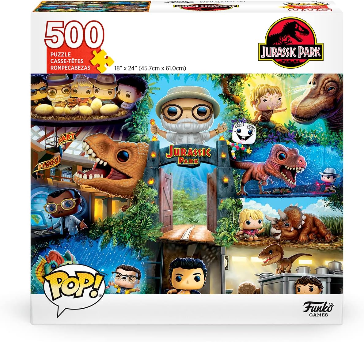 Pop! Puzzle: Jurassic Park (500 Pieces)