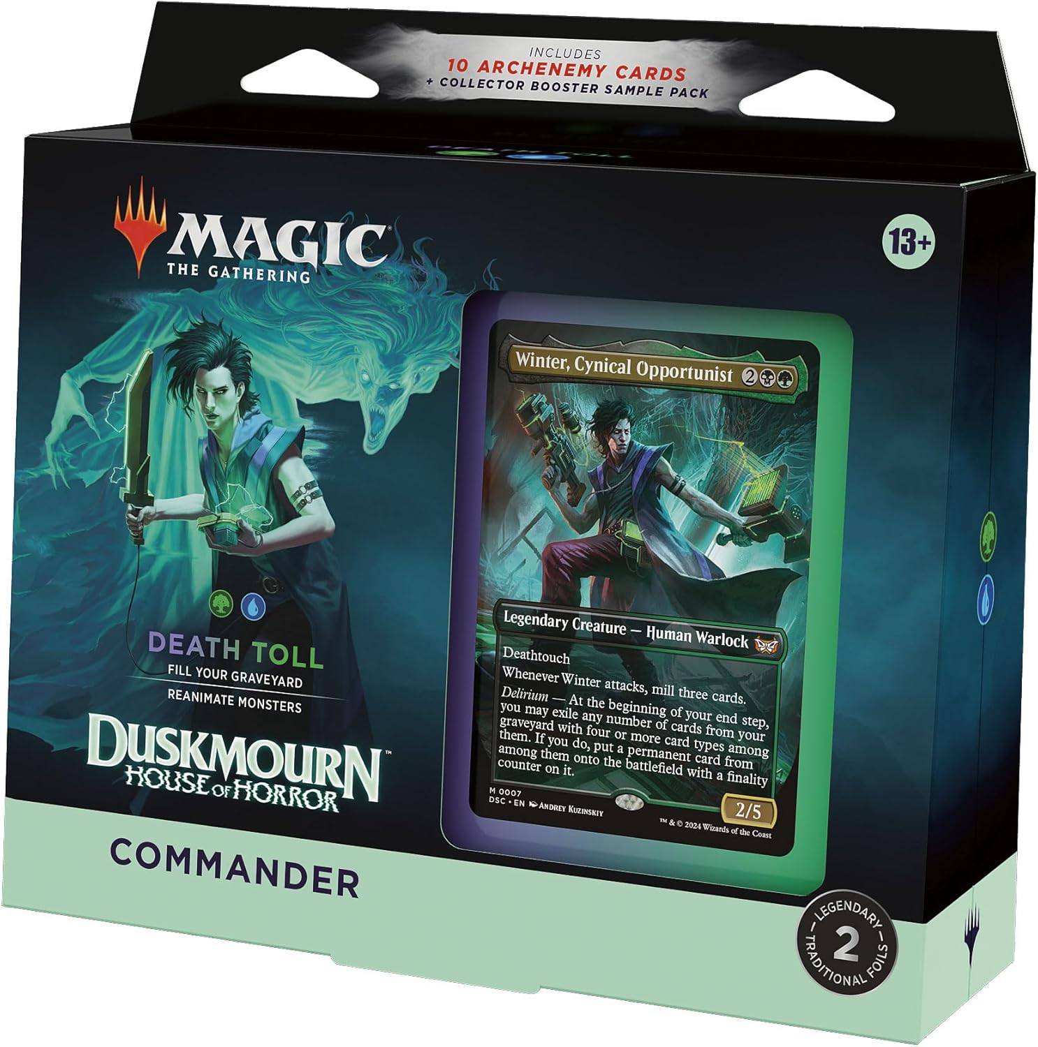 Magic: The Gathering Duskmourn: House of Horror Commander Deck (Death Toll)