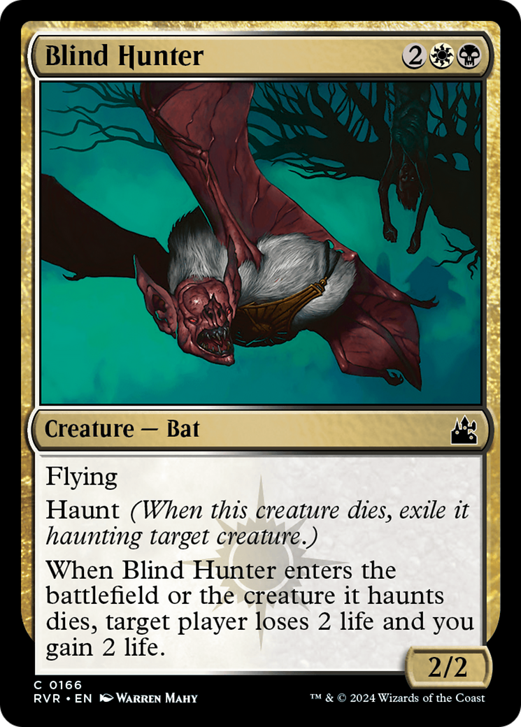 Blind Hunter (RVR-166) - Ravnica Remastered [Common]