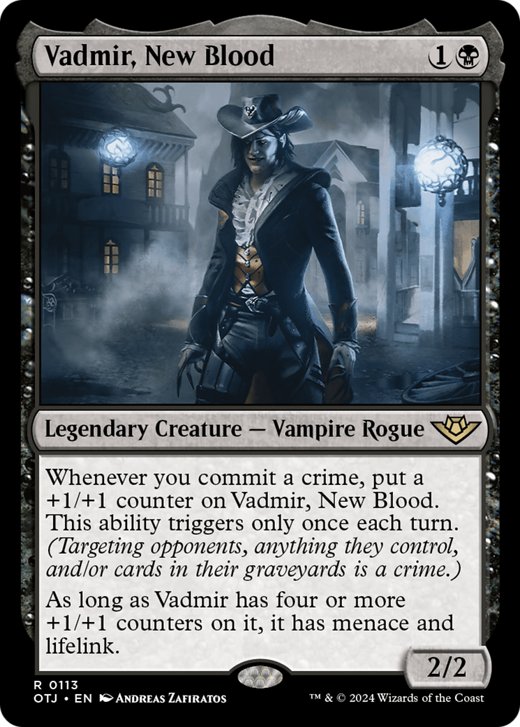 Vadmir, New Blood (OTJ-113) - Outlaws of Thunder Junction Foil [Rare]