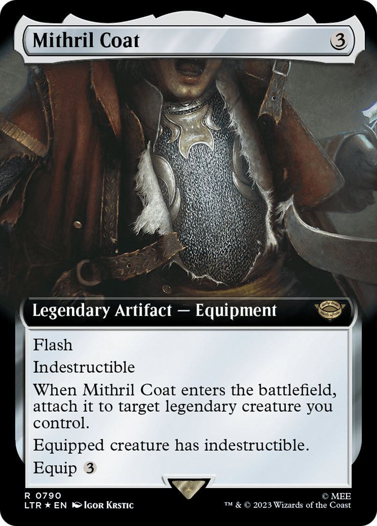 Mithril Coat (LTR-790) - The Lord of the Rings: Tales of Middle-earth: (Extended Art) Surge Foil [Rare]