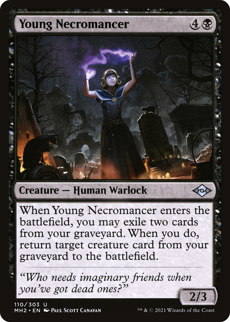 Young Necromancer (MH2-110) - Modern Horizons 2 Foil [Uncommon]