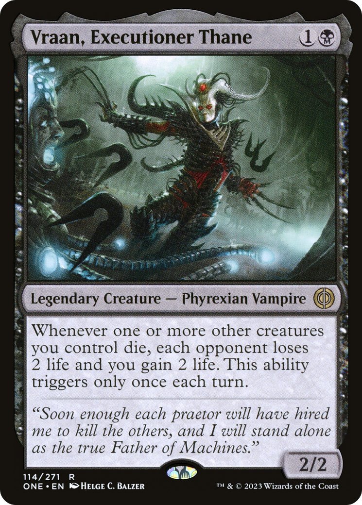 Vraan, Executioner Thane (ONE-114) - Phyrexia: All Will Be One [Rare]