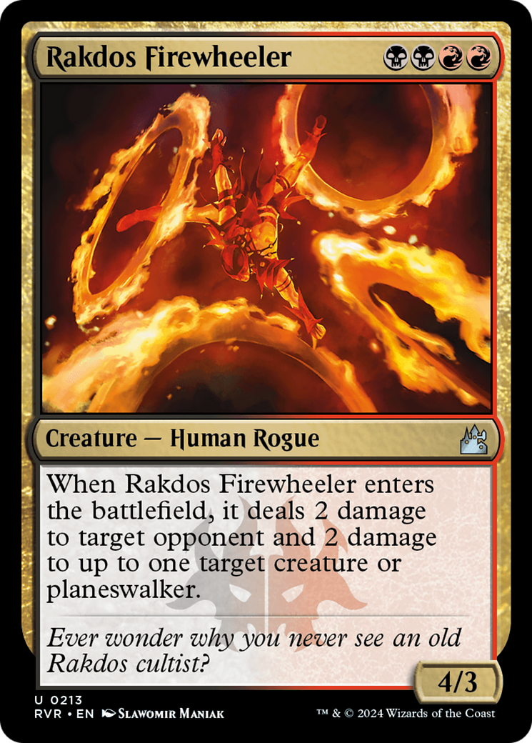 Rakdos Firewheeler (RVR-213) - Ravnica Remastered [Uncommon]