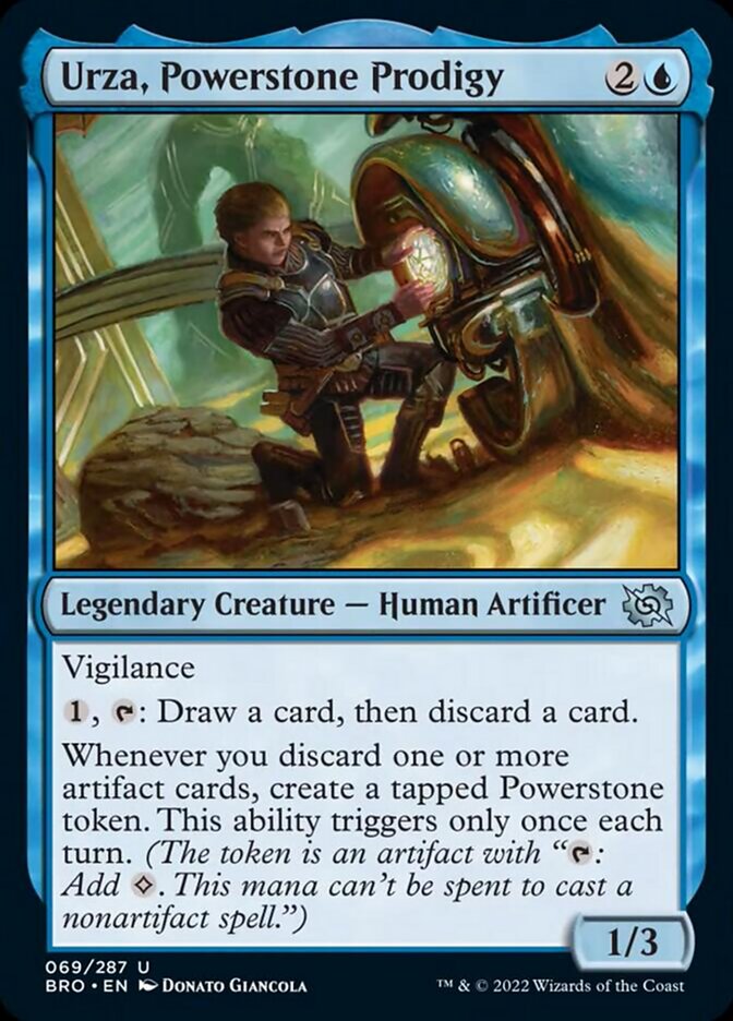 Urza, Powerstone Prodigy (BRO-069) - The Brothers' War [Uncommon]