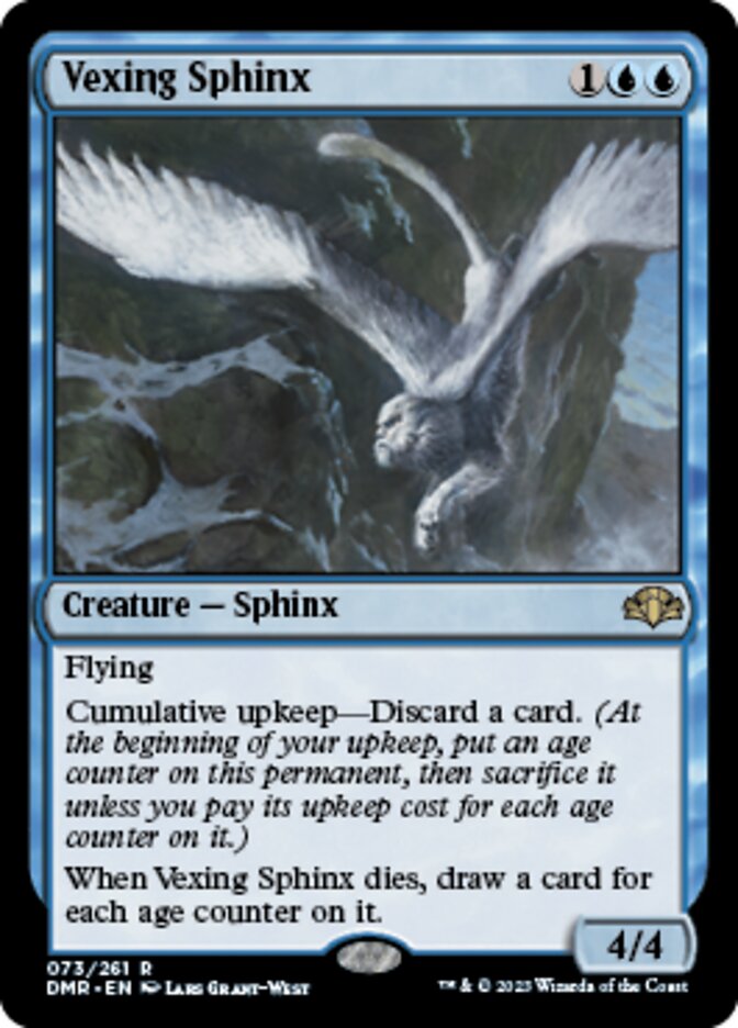 Vexing Sphinx (DMR-073) - Dominaria Remastered [Rare]