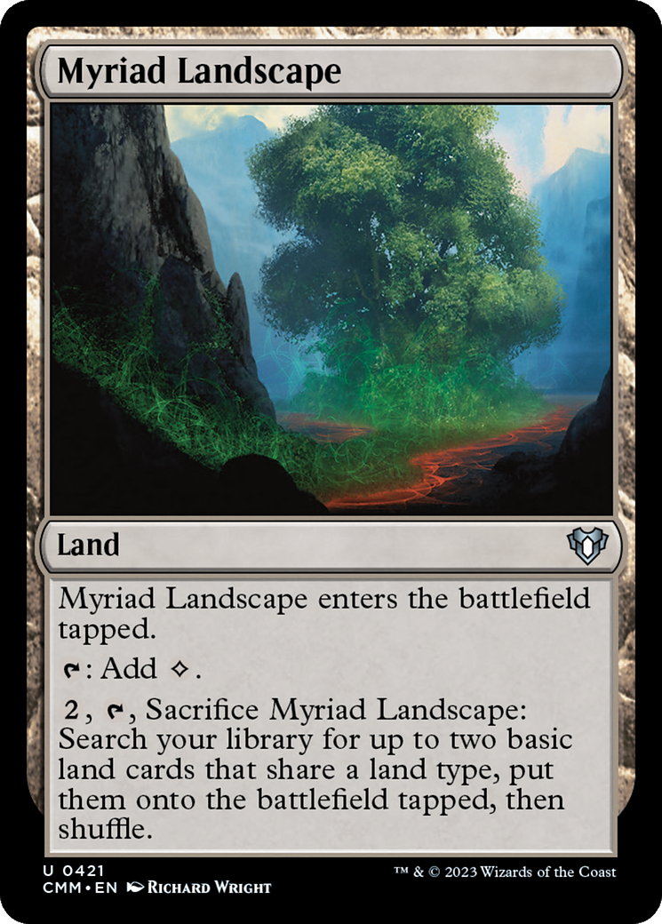 Myriad Landscape (CMM-421) - Commander Masters [Uncommon]