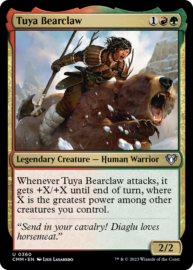 Tuya Bearclaw (CMM-360) - Commander Masters [Uncommon]