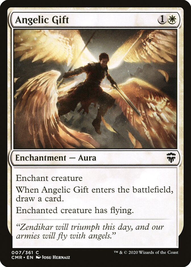 Angelic Gift (CMR-007) - Commander Legends [Common]