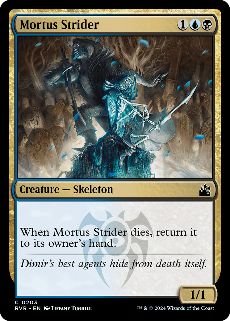 Mortus Strider (RVR-203) - Ravnica Remastered [Common]