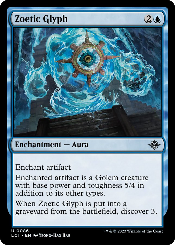 Zoetic Glyph (LCI-086) - The Lost Caverns of Ixalan [Uncommon]