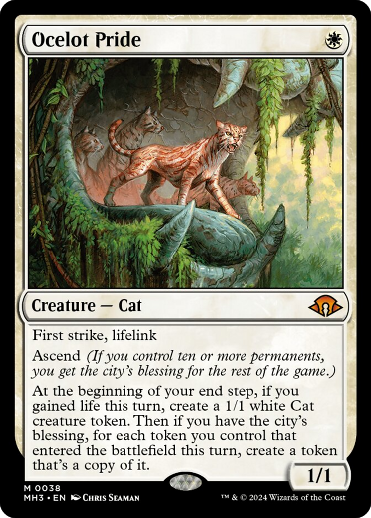 Ocelot Pride (MH3-038) - Modern Horizons 3 [Mythic]