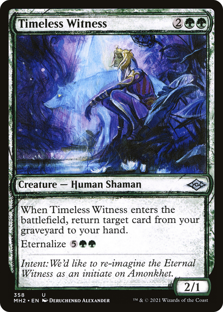 Timeless Witness (MH2-358) - Modern Horizons 2: (Showcase) [Uncommon]