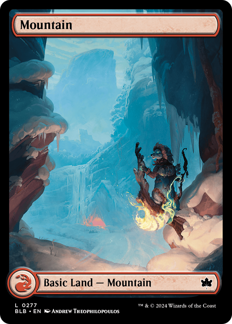 Mountain (BLB-277) - Bloomburrow Foil [Common]