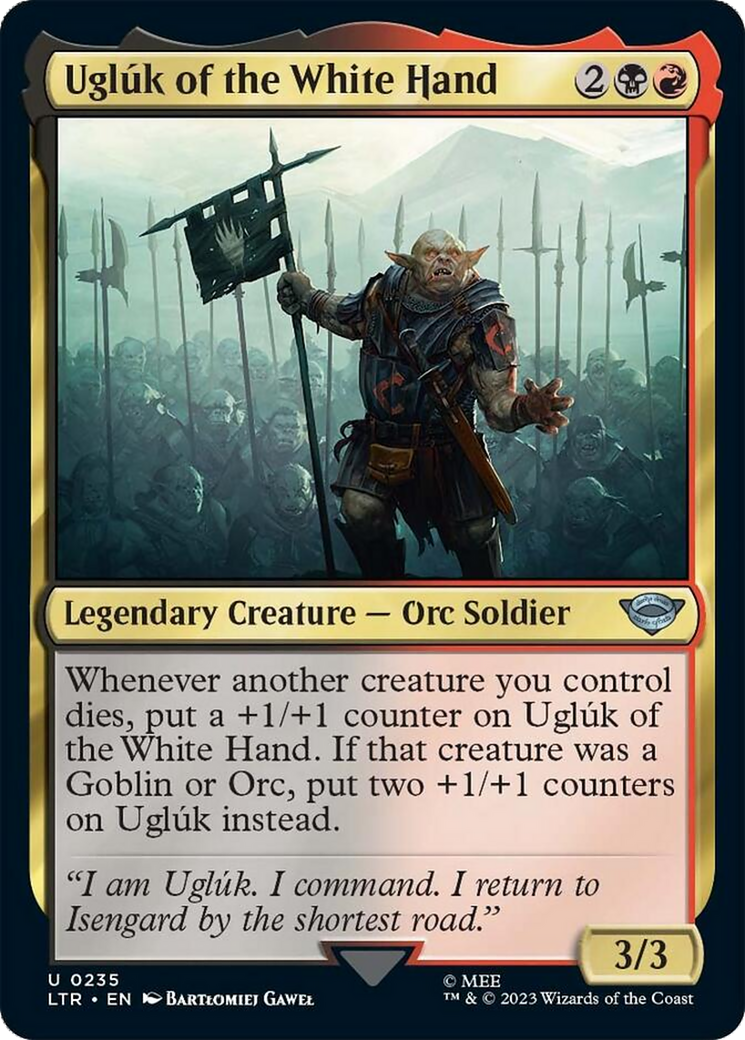 Uglúk of the White Hand (LTR-235) - The Lord of the Rings: Tales of Middle-earth [Uncommon]