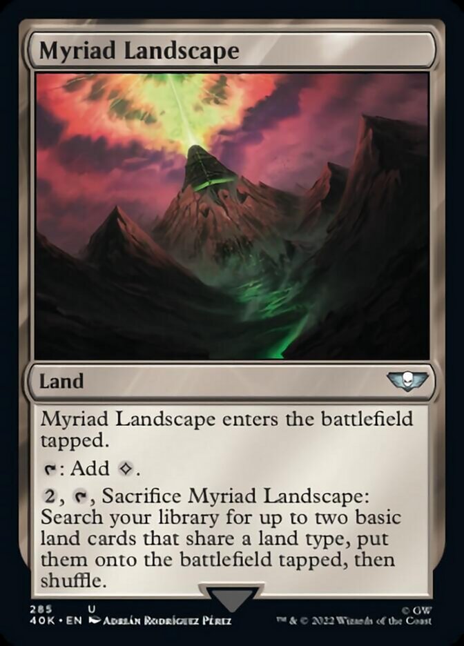 Myriad Landscape (40K-285) - Warhammer 40,000 Commander [Uncommon]