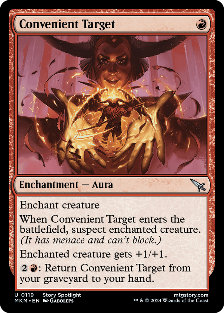 Convenient Target (MKM-119) - Murders at Karlov Manor [Uncommon]