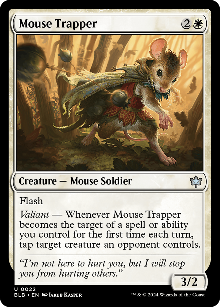 Mouse Trapper (BLB-022) - Bloomburrow Foil [Uncommon]