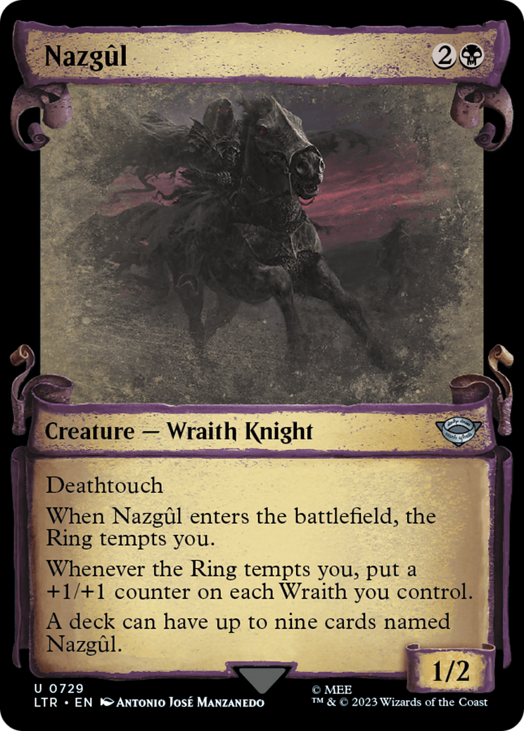 Nazgûl (LTR-729) - The Lord of the Rings: Tales of Middle-earth: (Showcase) Scroll [Uncommon]