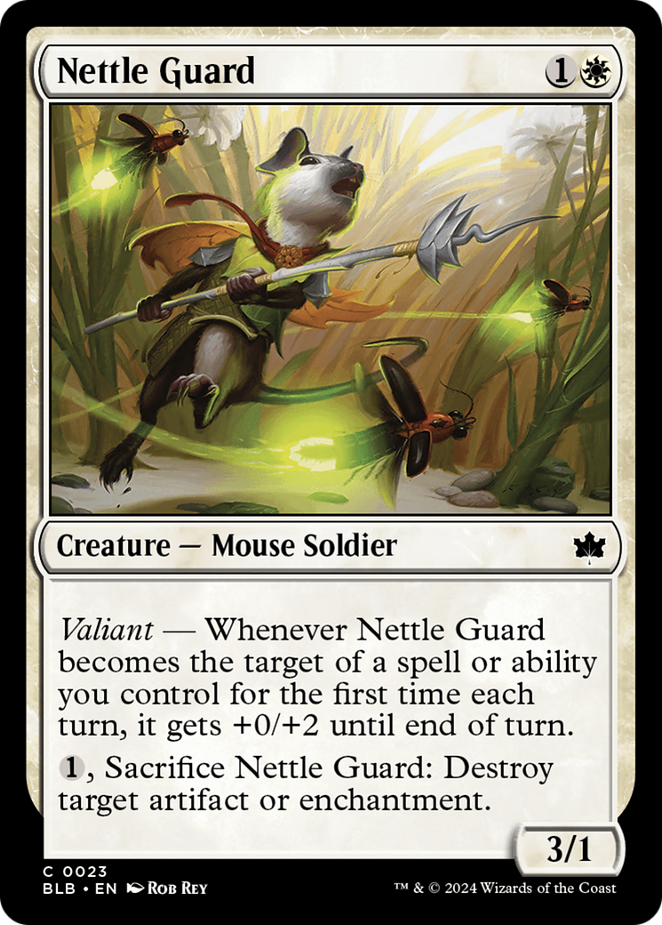 Nettle Guard (BLB-023) - Bloomburrow Foil [Common]